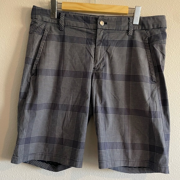 Lululemon Shorts Commission Chino Golf Men’s 36W 10”-inseam Striped Grey - Picture 1 of 6